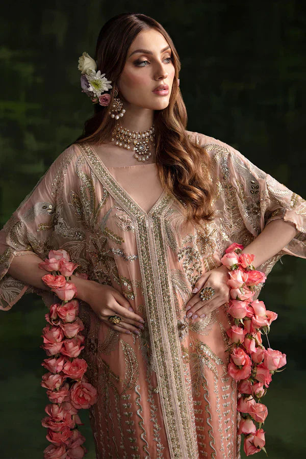 Nureh | Wedding Formals 24 | Sheer Pink - House Of Hania