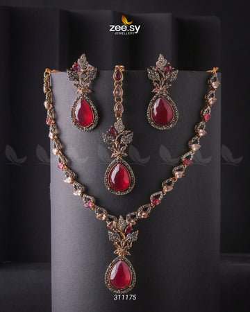 Opal Necklace Set - House Of Hania