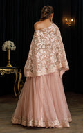 Organza Cape with Skirt - House Of Hania