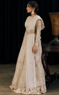 Organza Embroidered Blouse and Skirt - House Of Hania