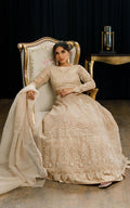 Organza Embroidered Blouse and Skirt - House Of Hania