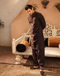 Faiza Saqlain Bijan – Embroidered Organza Kurta (3-Piece) - House Of Hania