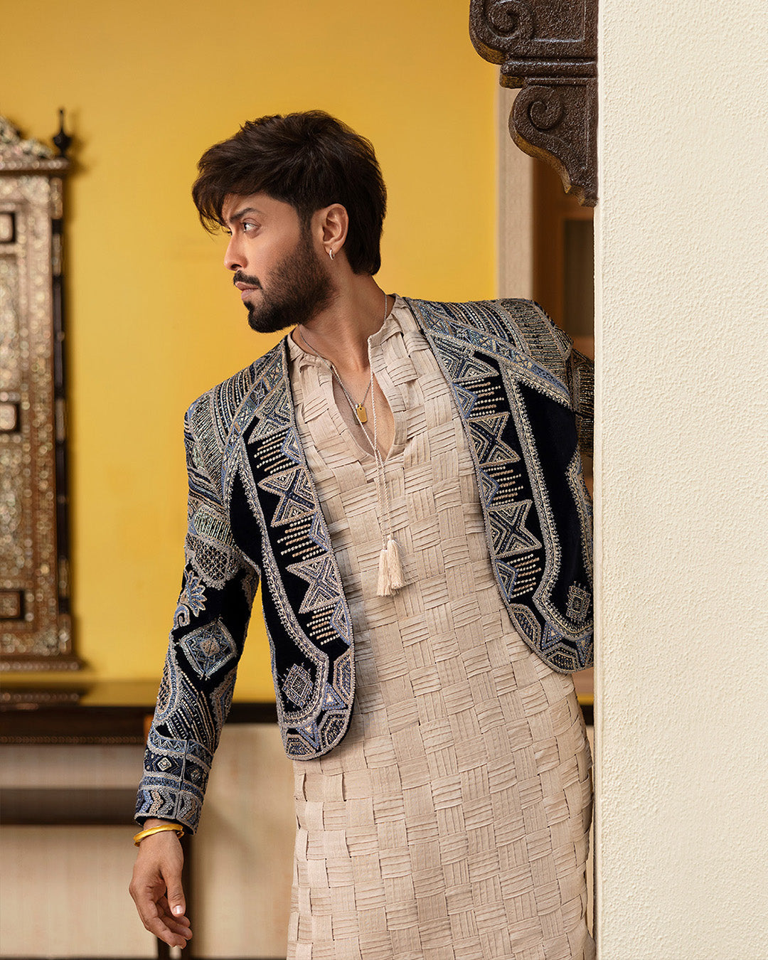 Pakistani Menswear | Faiza Saqlain | Rasik - House Of Hania