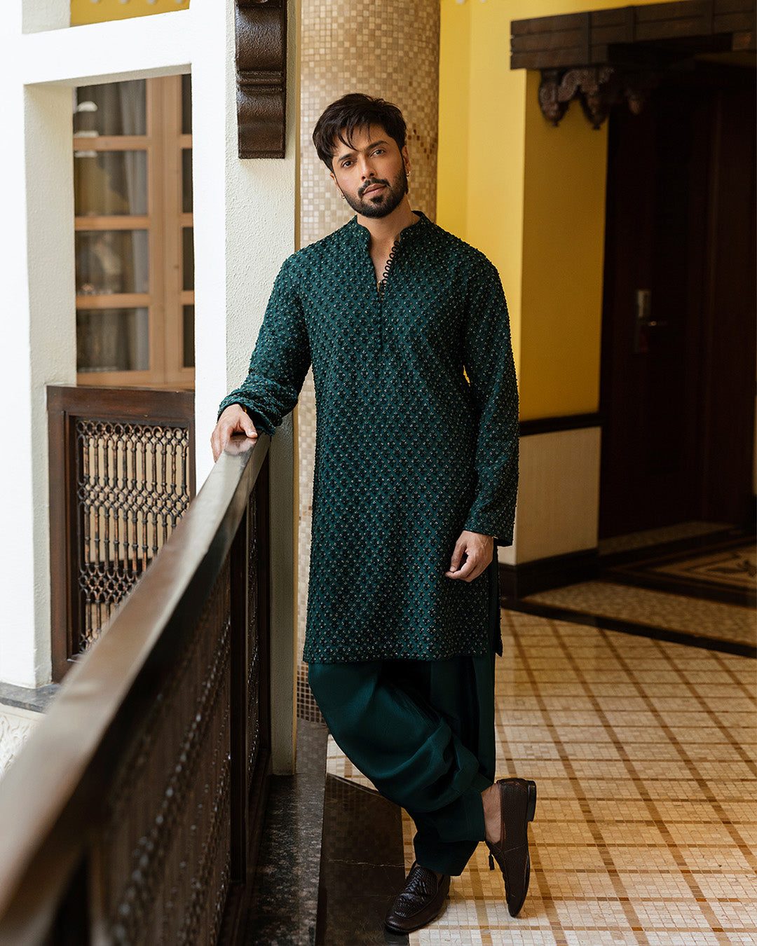 Pakistani Menswear | Faiza Saqlain | Taavi - House Of Hania