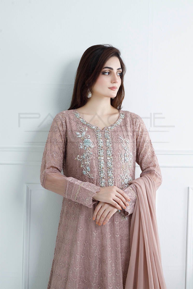 Panache | Pret | Dusty Rose Elegance - House Of Hania