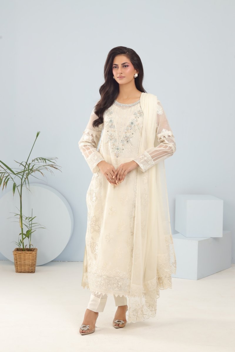 Panache | Pret | Frosty Elegance - House Of Hania