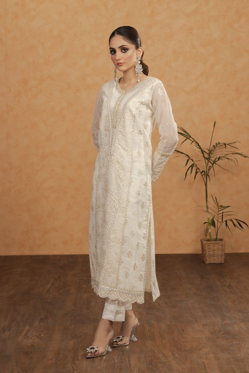 Panache | Pret | White Beauty - House Of Hania