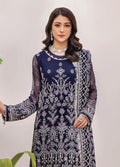 Pareesha by Humdum Embroidered Chiffon 3Pc Suit PS-01 - House Of Hania