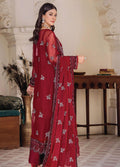 Pareesha by Humdum Embroidered Chiffon 3Pc Suit PS-03 - House Of Hania