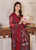 Pareesha by Humdum Embroidered Chiffon 3Pc Suit PS-03 - House Of Hania