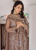 Pareesha by Humdum Embroidered Chiffon 3Pc Suit PS-04 - House Of Hania