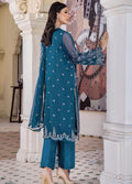 Pareesha by Humdum Embroidered Chiffon 3Pc Suit PS-08 - House Of Hania
