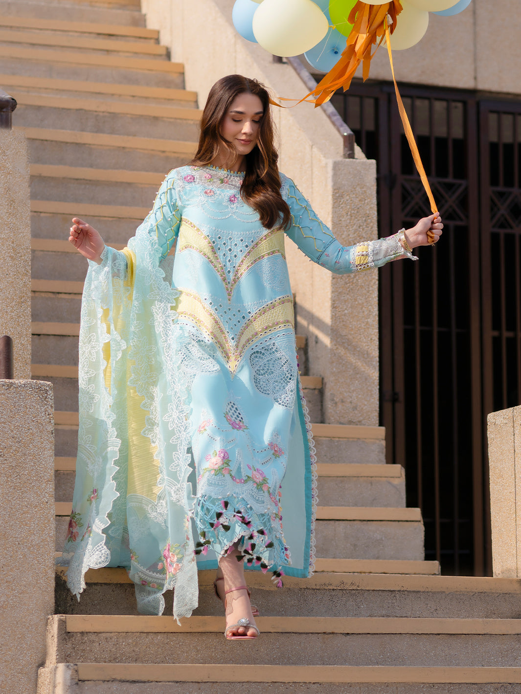 Parishay | Dil e Raqsam Festive Eid Lawn | DR-01 - House Of Hania