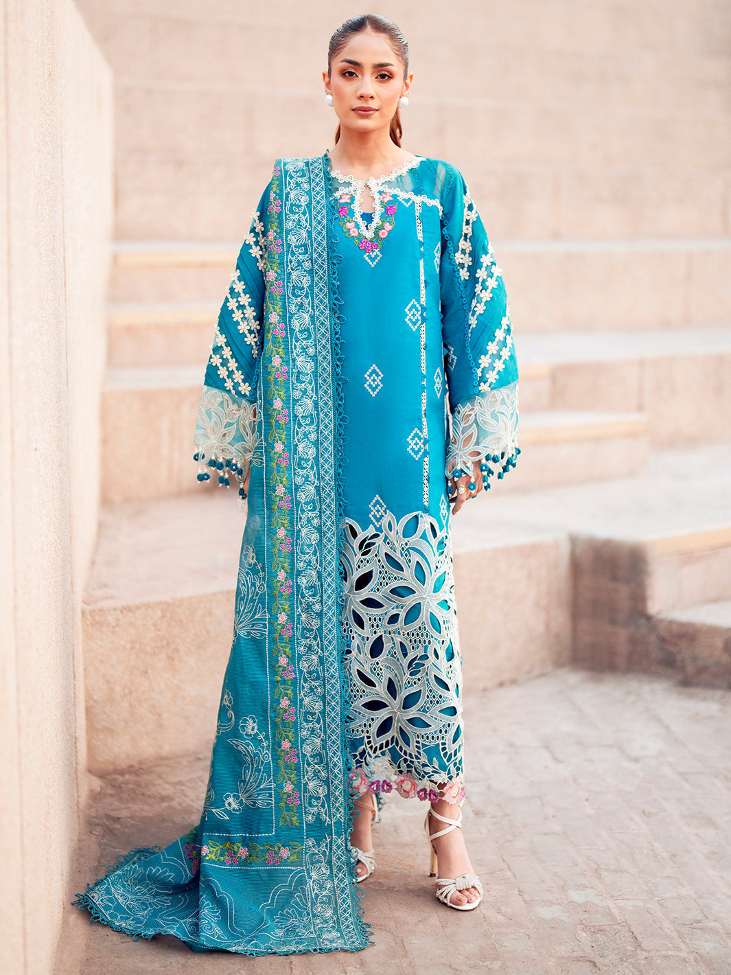 Parishay | Dil e Raqsam Festive Eid Lawn | DR-03 - House Of Hania