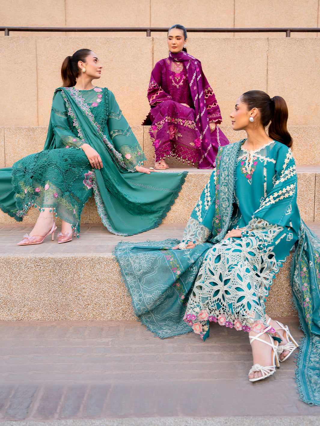 Parishay | Dil e Raqsam Festive Eid Lawn | DR-03 - House Of Hania