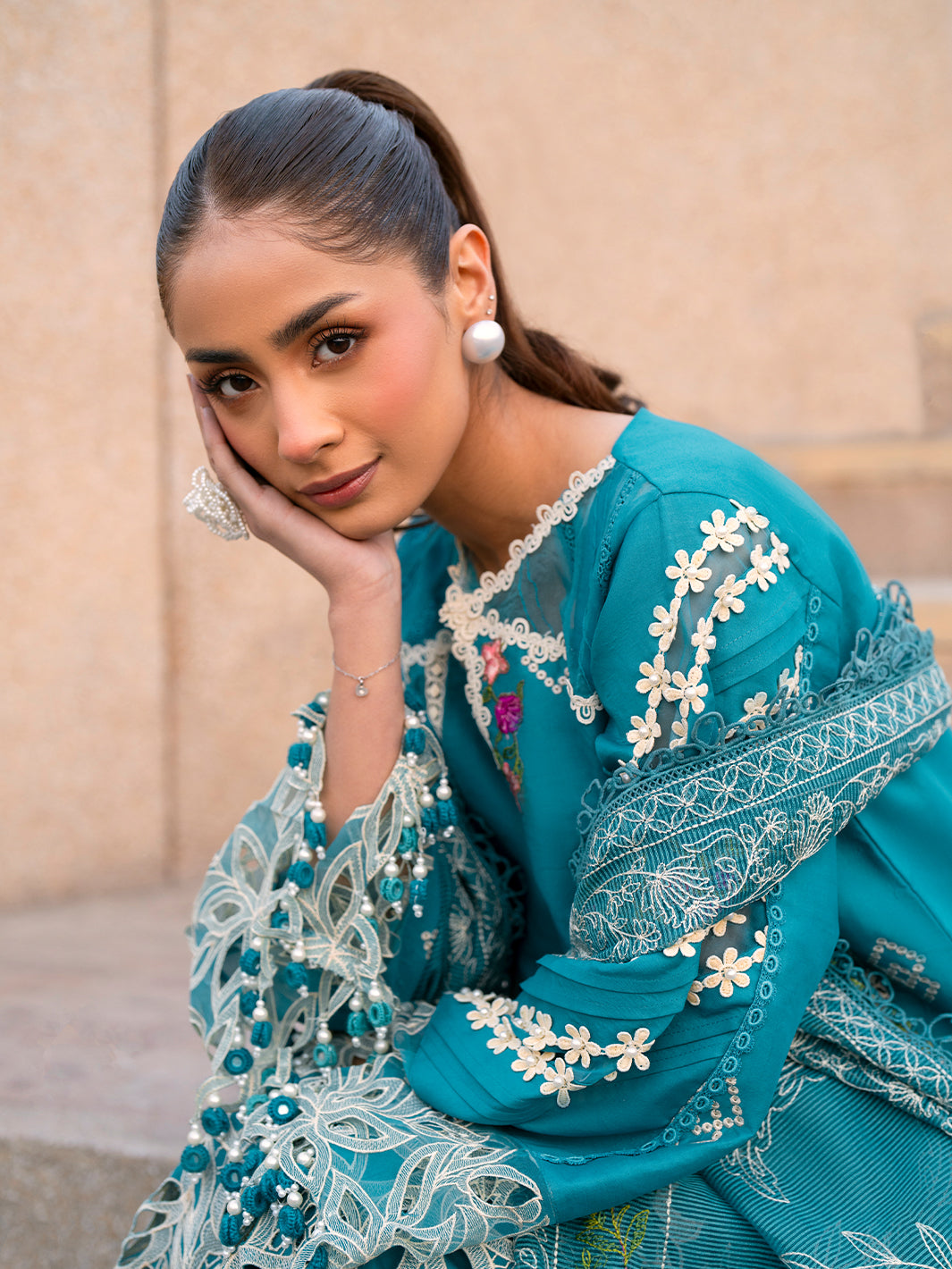 Parishay | Dil e Raqsam Festive Eid Lawn | DR-03 - House Of Hania