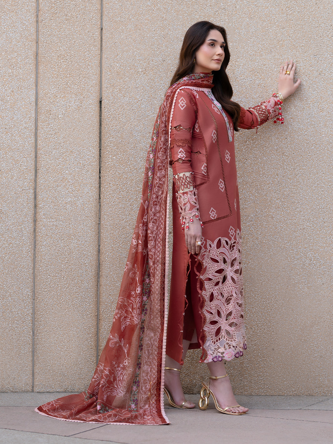 Parishay | Dil e Raqsam Festive Eid Lawn | DR-04 - House Of Hania
