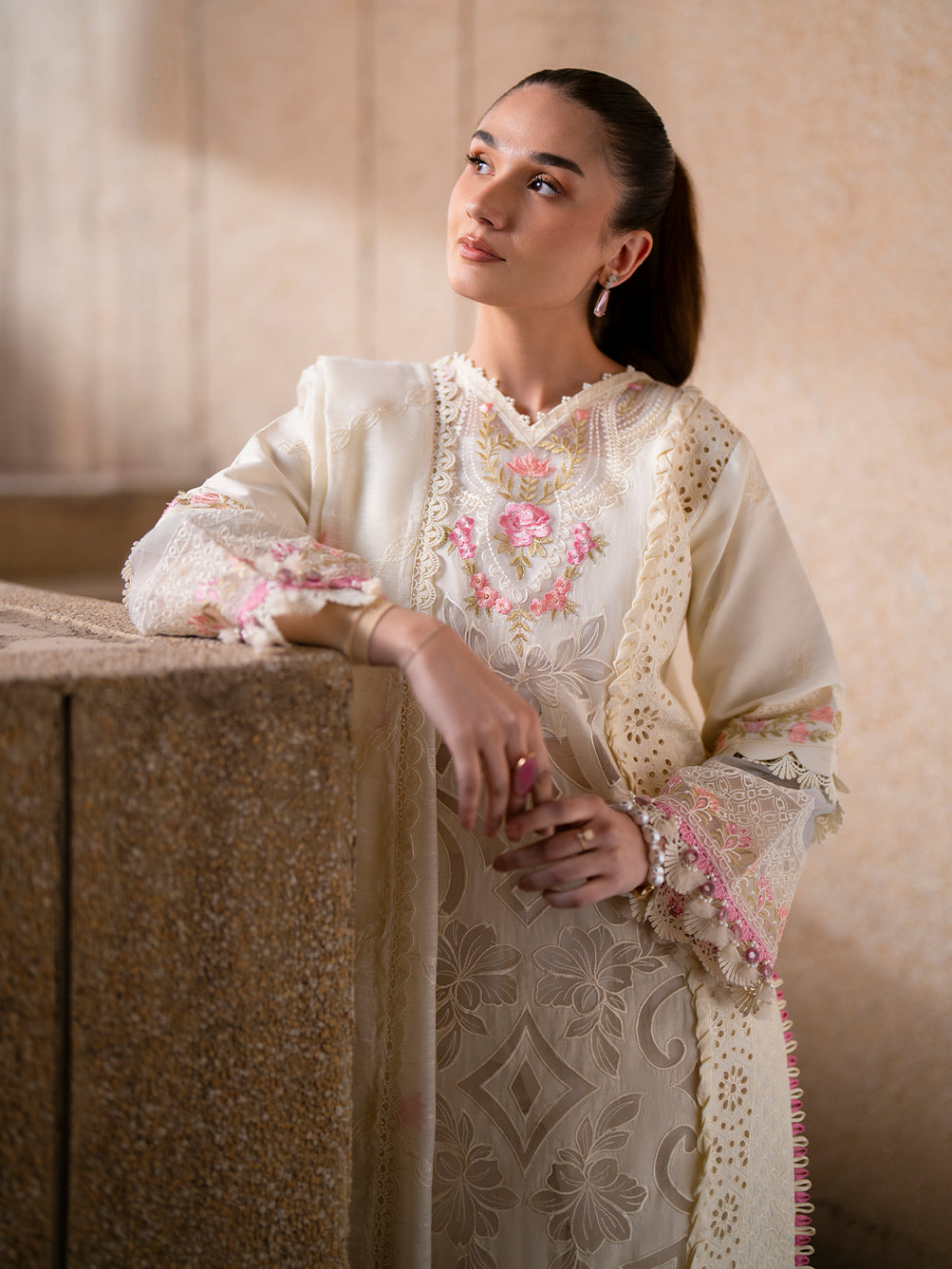 Parishay | Dil e Raqsam Festive Eid Lawn | DR-05 - House Of Hania
