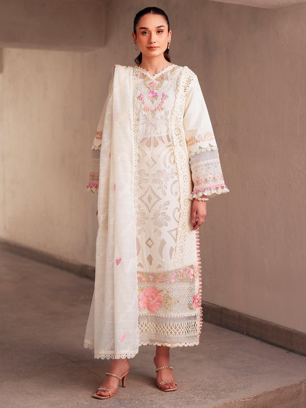 Parishay | Dil e Raqsam Festive Eid Lawn | DR-05 - House Of Hania