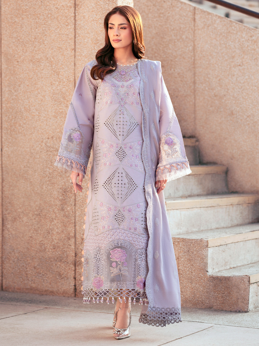 Parishay | Dil e Raqsam Festive Eid Lawn | DR-07 - House Of Hania