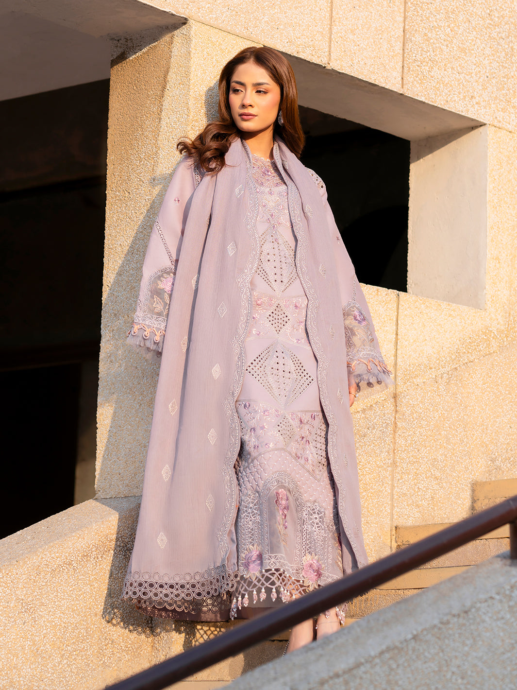 Parishay | Dil e Raqsam Festive Eid Lawn | DR-07 - House Of Hania