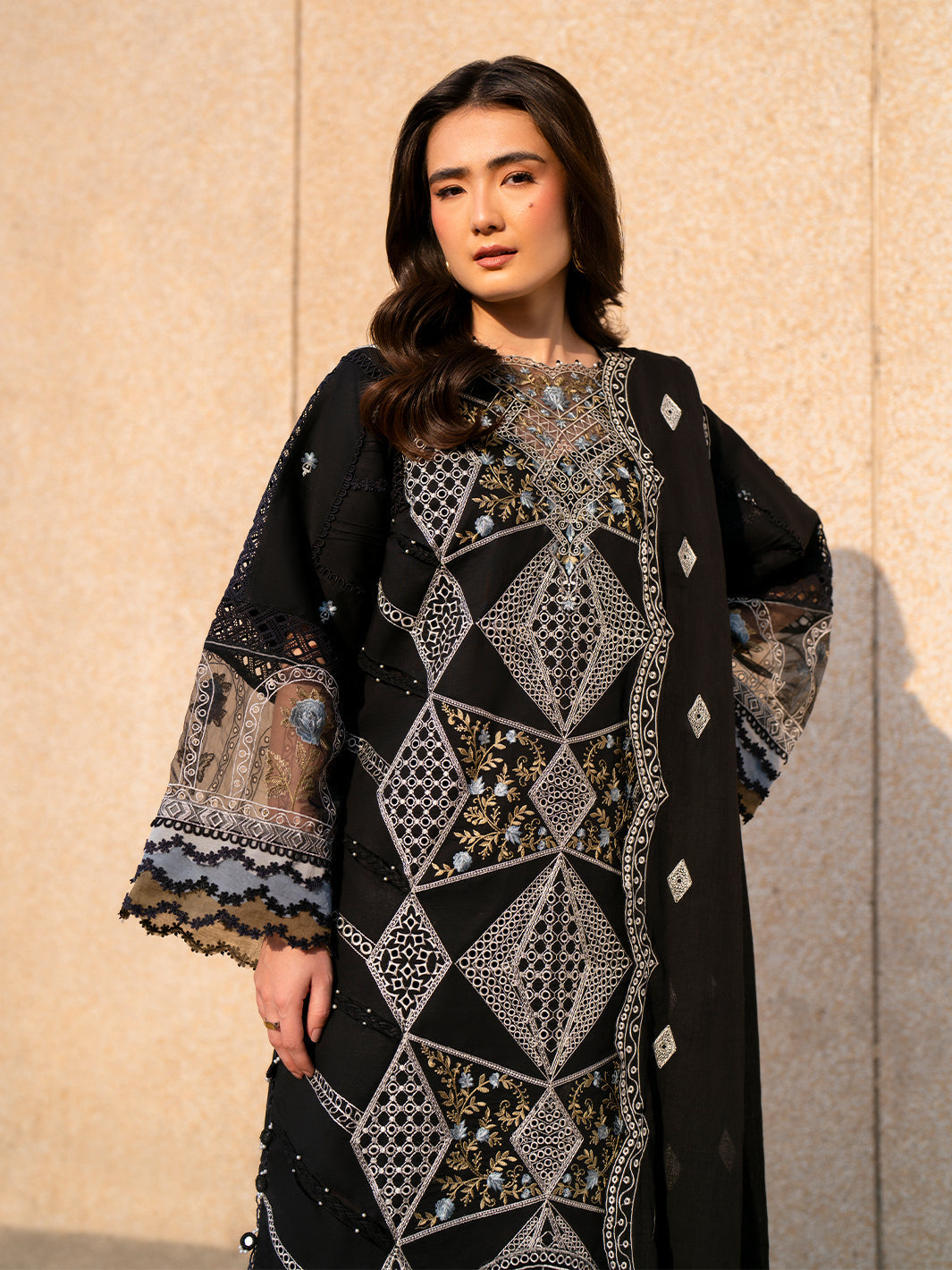 Parishay | Dil e Raqsam Festive Eid Lawn | DR-08 - House Of Hania