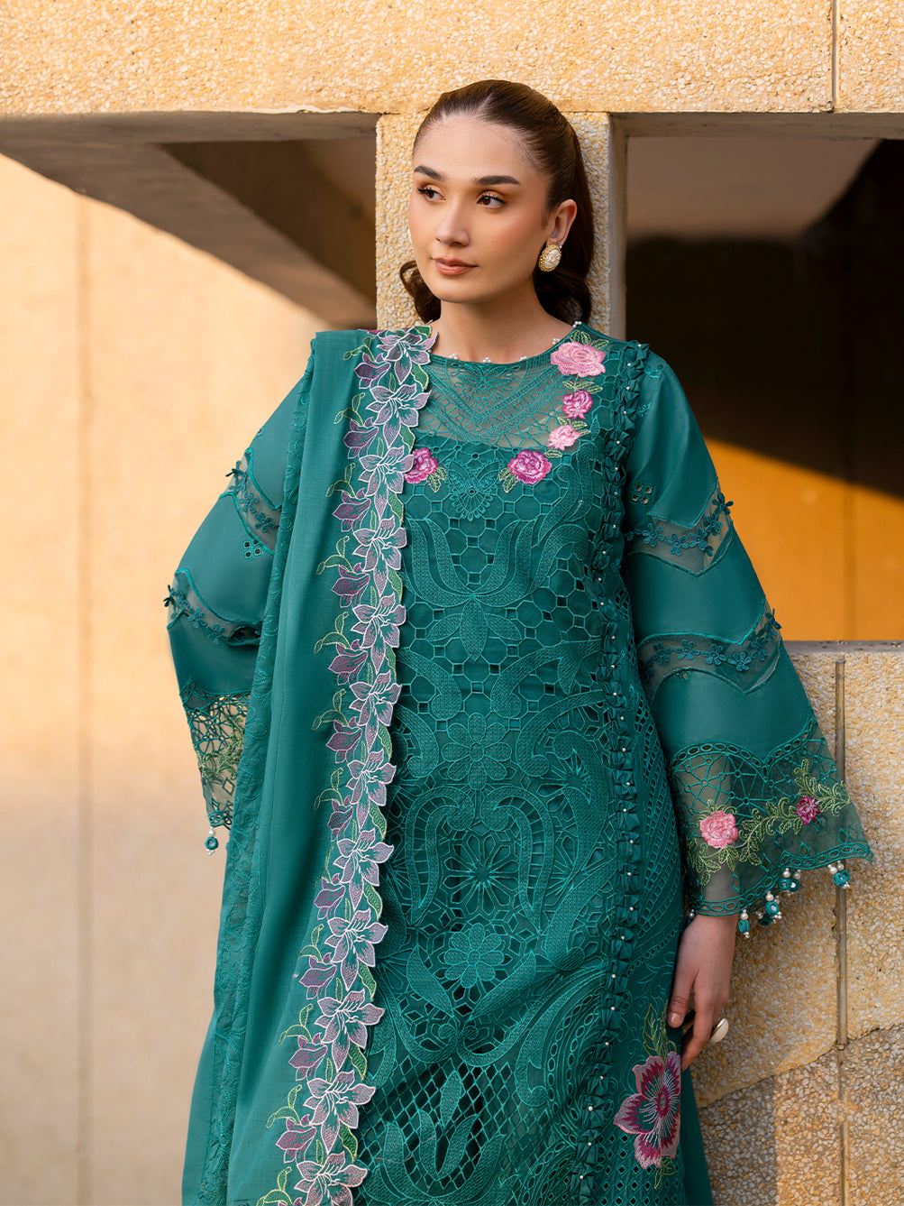 Parishay | Dil e Raqsam Festive Eid Lawn | DR-09 - House Of Hania