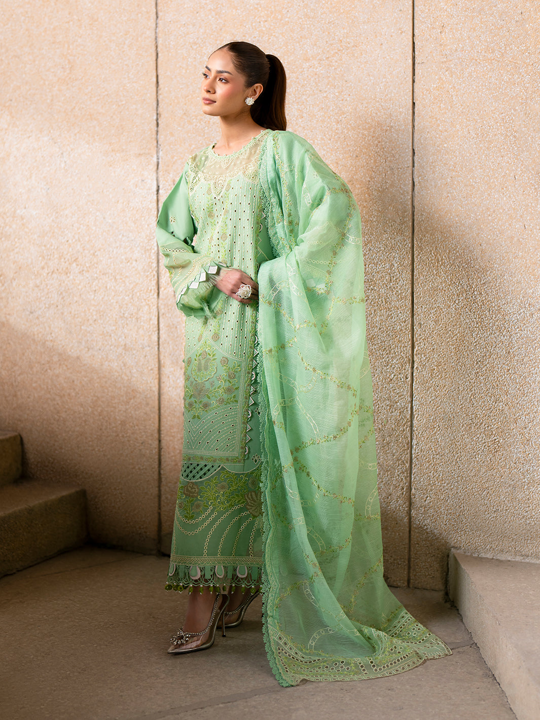 Parishay | Dil e Raqsam Festive Eid Lawn | DR-11 - House Of Hania