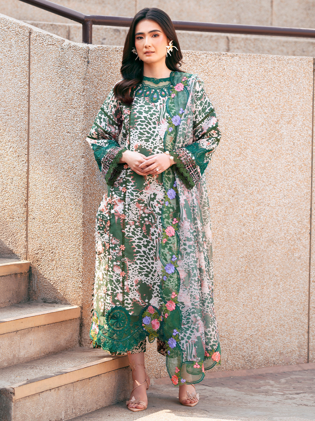 Parishay | Dil e Raqsam Festive Eid Lawn | DR-13 - House Of Hania