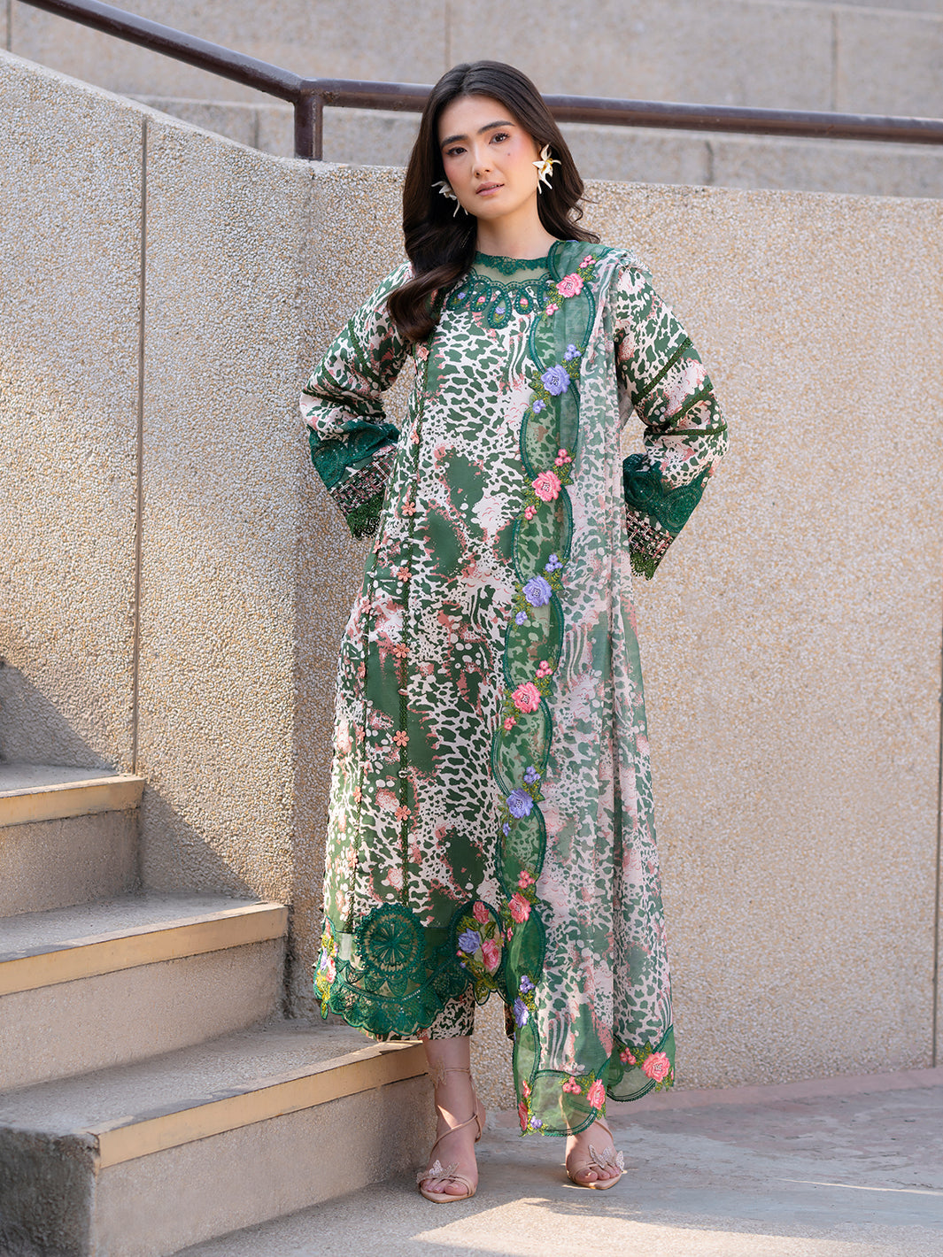 Parishay | Dil e Raqsam Festive Eid Lawn | DR-13 - House Of Hania