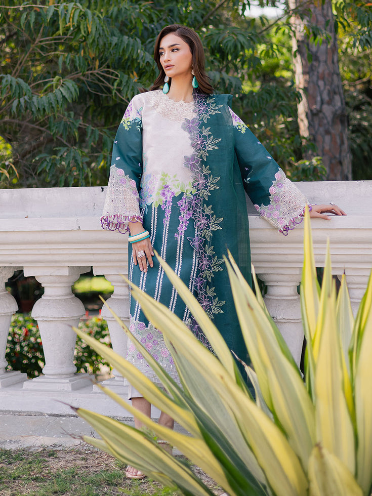 Parishay | IVY Bloom V2 Lawn | BLOOM-01 - House Of Hania