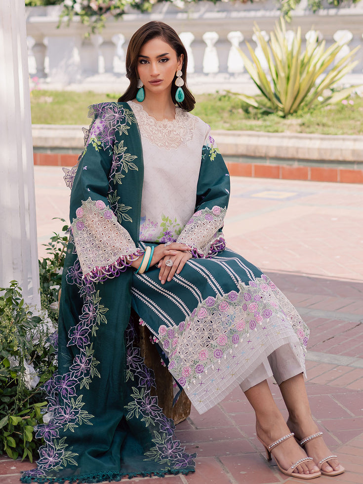 Parishay | IVY Bloom V2 Lawn | BLOOM-01 - House Of Hania