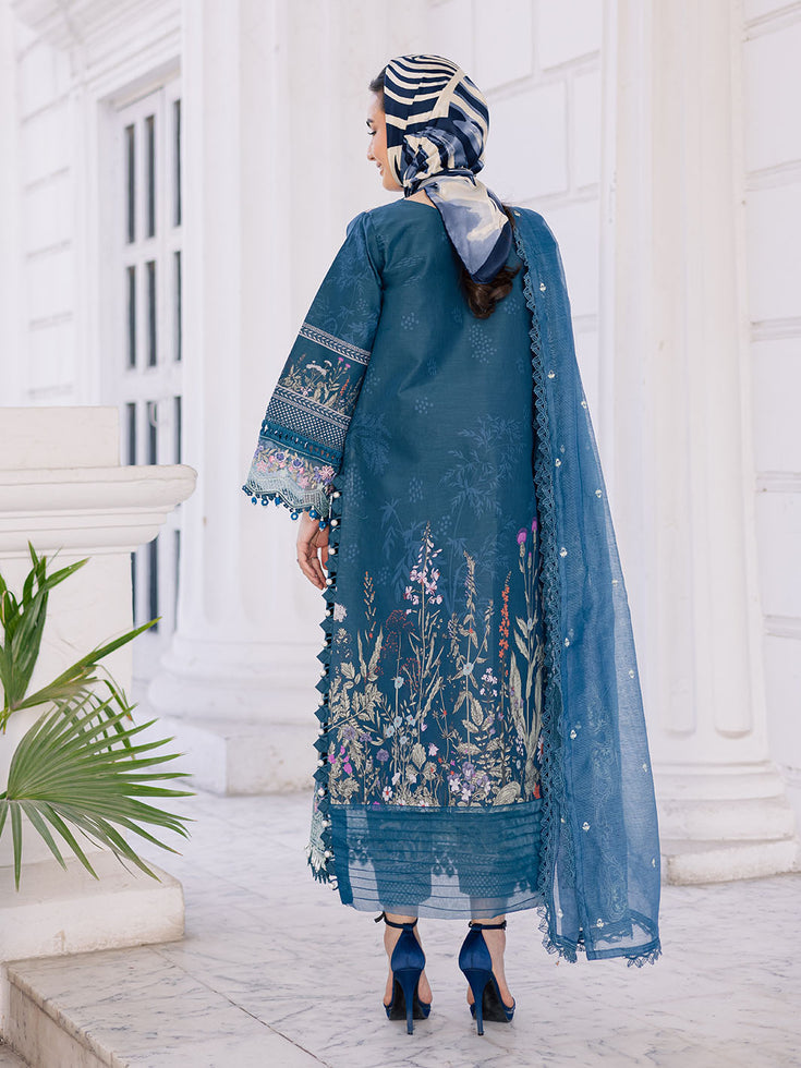 Parishay | IVY Bloom V2 Lawn | BLOOM-08 - House Of Hania