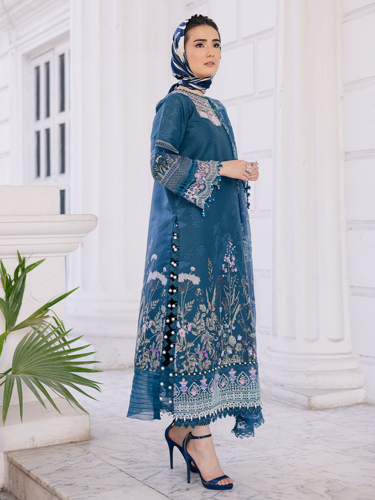 Parishay | IVY Bloom V2 Lawn | BLOOM-08 - House Of Hania