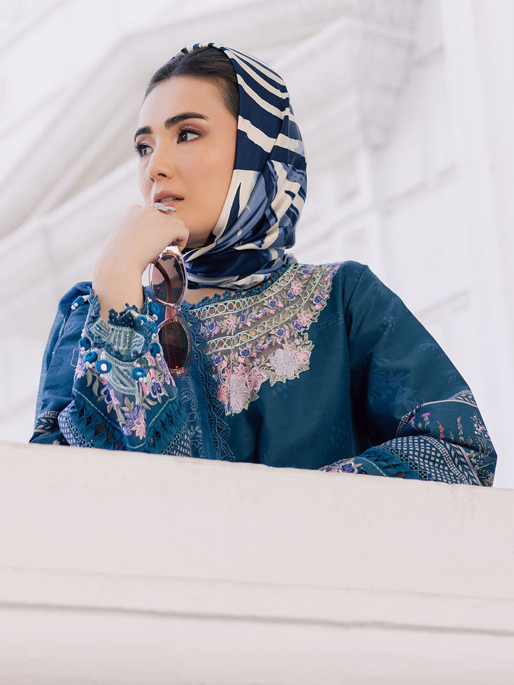 Parishay | IVY Bloom V2 Lawn | BLOOM-08 - House Of Hania