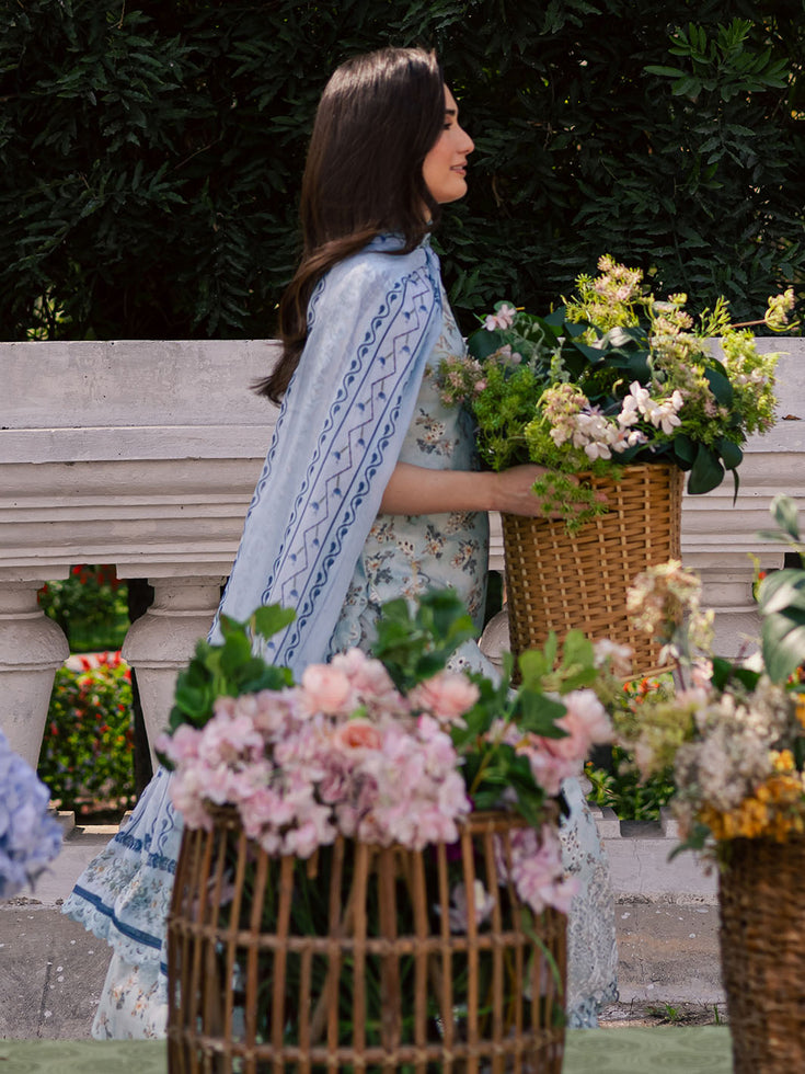 Parishay | IVY Bloom V2 Lawn | BLOOM-10 - House Of Hania