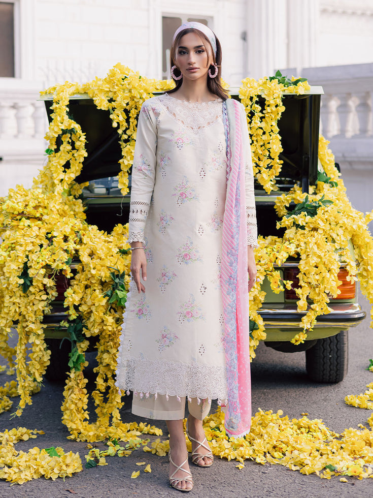 Parishay | IVY Bloom V2 Lawn | BLOOM-12 - House Of Hania