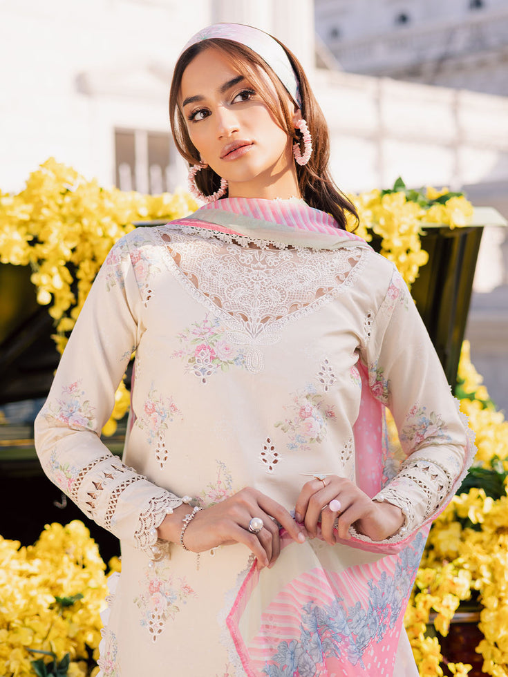 Parishay | IVY Bloom V2 Lawn | BLOOM-12 - House Of Hania