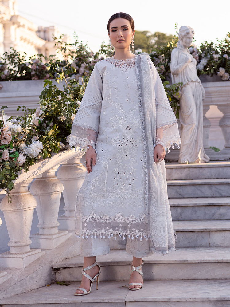 Parishay | IVY Bloom V2 Lawn | BLOOM-14 - House Of Hania