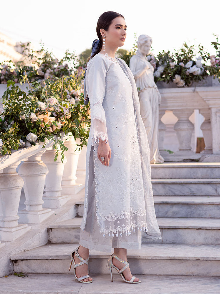 Parishay | IVY Bloom V2 Lawn | BLOOM-14 - House Of Hania