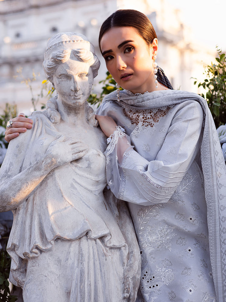 Parishay | IVY Bloom V2 Lawn | BLOOM-14 - House Of Hania