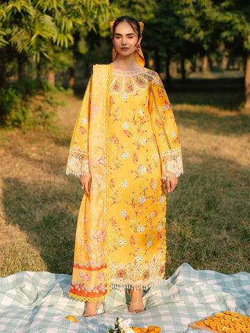 Parishay | Ivy Bloom Luxury Lawn | IVY-01 - House Of Hania
