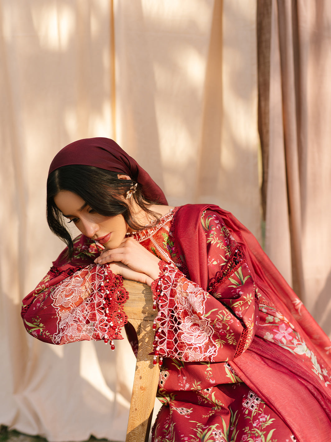 Parishay | Ivy Bloom Luxury Lawn | IVY-02 - House Of Hania