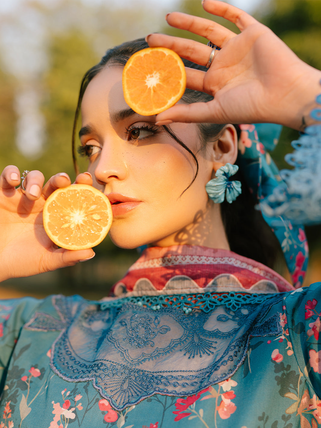 Parishay | Ivy Bloom Luxury Lawn | IVY-07 - House Of Hania