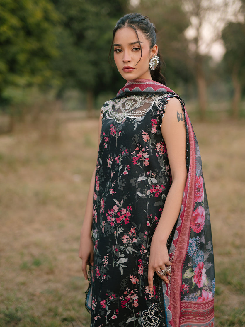 Parishay | Ivy Bloom Luxury Lawn | IVY-08 - House Of Hania