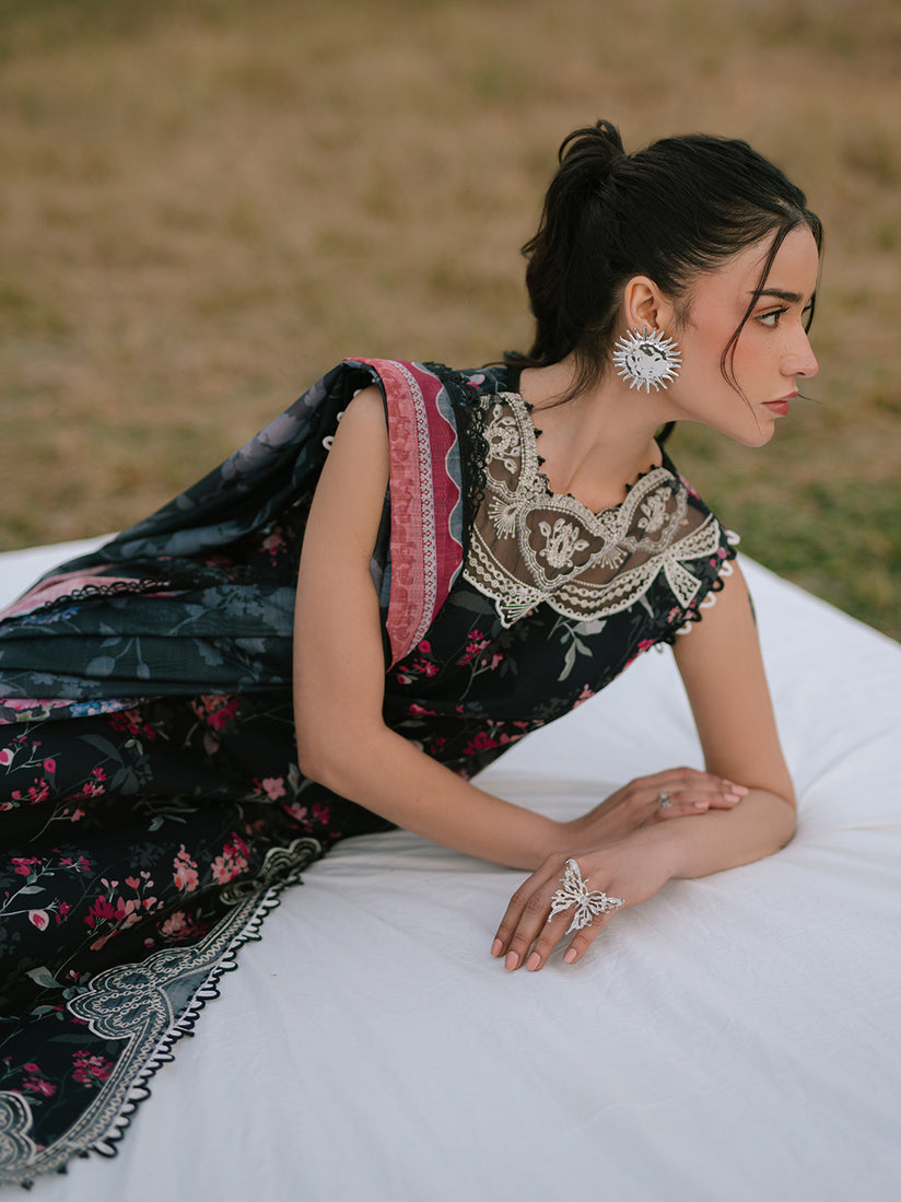 Parishay | Ivy Bloom Luxury Lawn | IVY-08 - House Of Hania