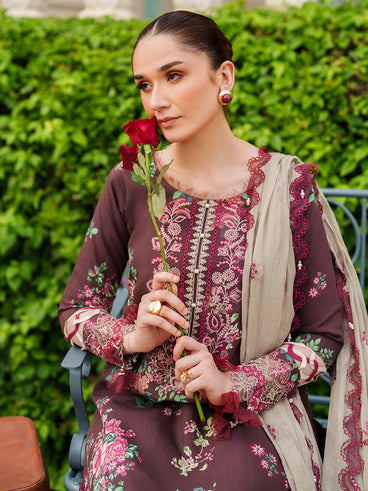 Parishay | Ivy Bloom Winter | IW-06 | 3 PC Winter - House Of Hania