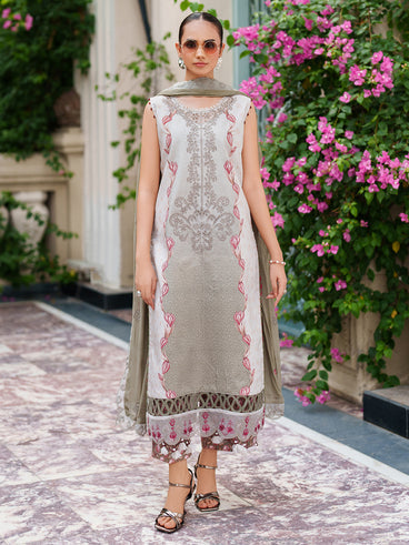 Parishay | Ivy Bloom Winter | IW-13 | 3 PC Winter - House Of Hania