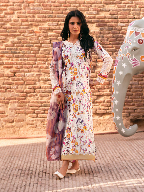 Parishay | Matsani Luxury Lawn 25 | MI - 10 - House Of Hania