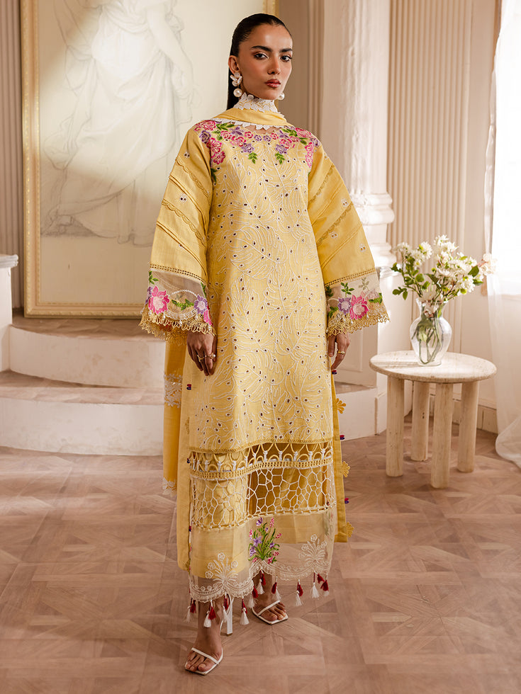 Parishay | Mira Winter | MW-01 | 3 PC Khaddar - House Of Hania